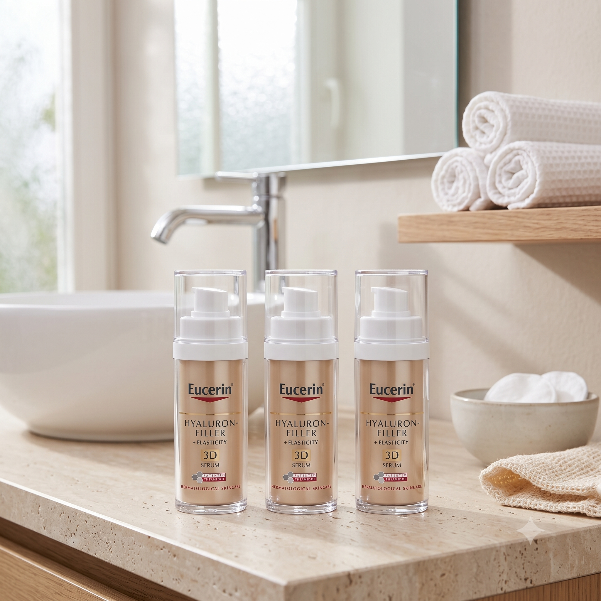 Eucerin Hyaluron-Filler + Elasticity 3D Serum 30 ml 3 stykker