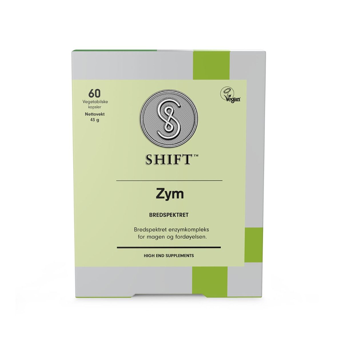 SHIFT™ Zym Bredspektret 60 stk. 