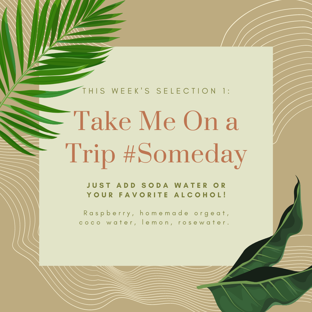 Take Me on a Trip #Someday (Spirit-free)