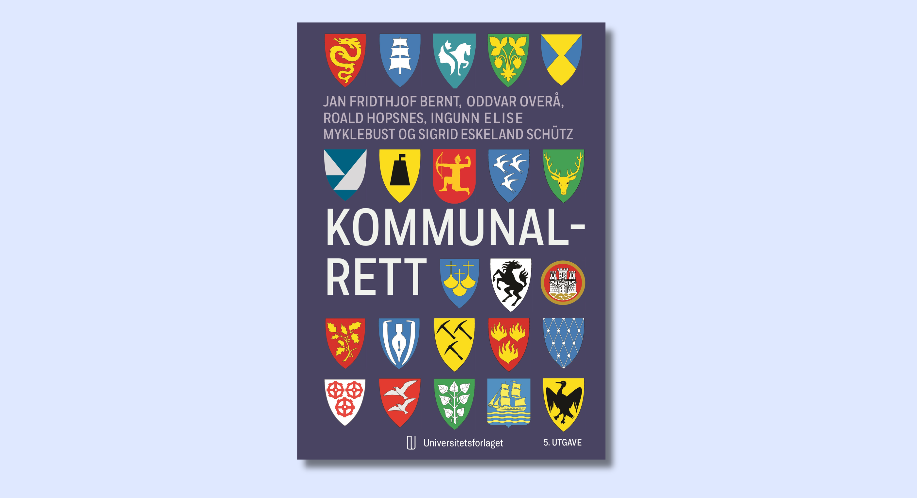 Bilde av omslaget til boken "Kommunalrett, 5. utgave"