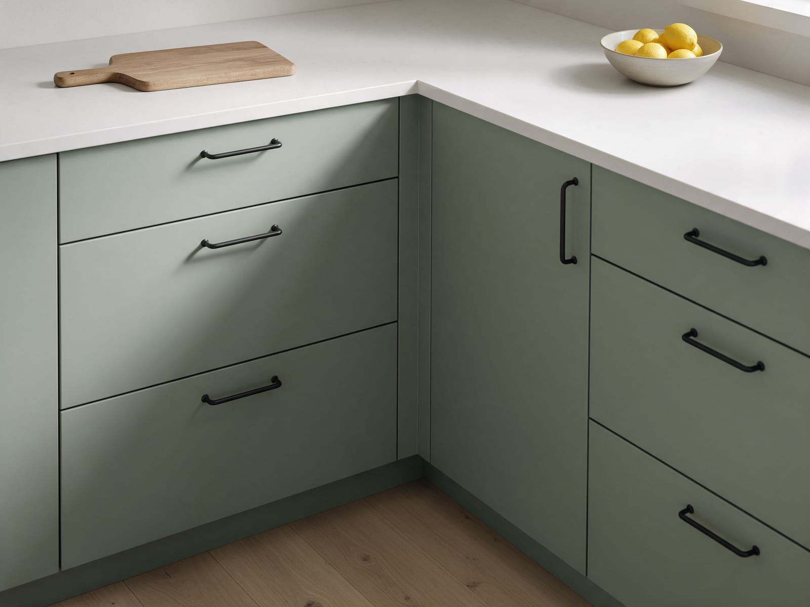 Planning an L-shaped kitchen