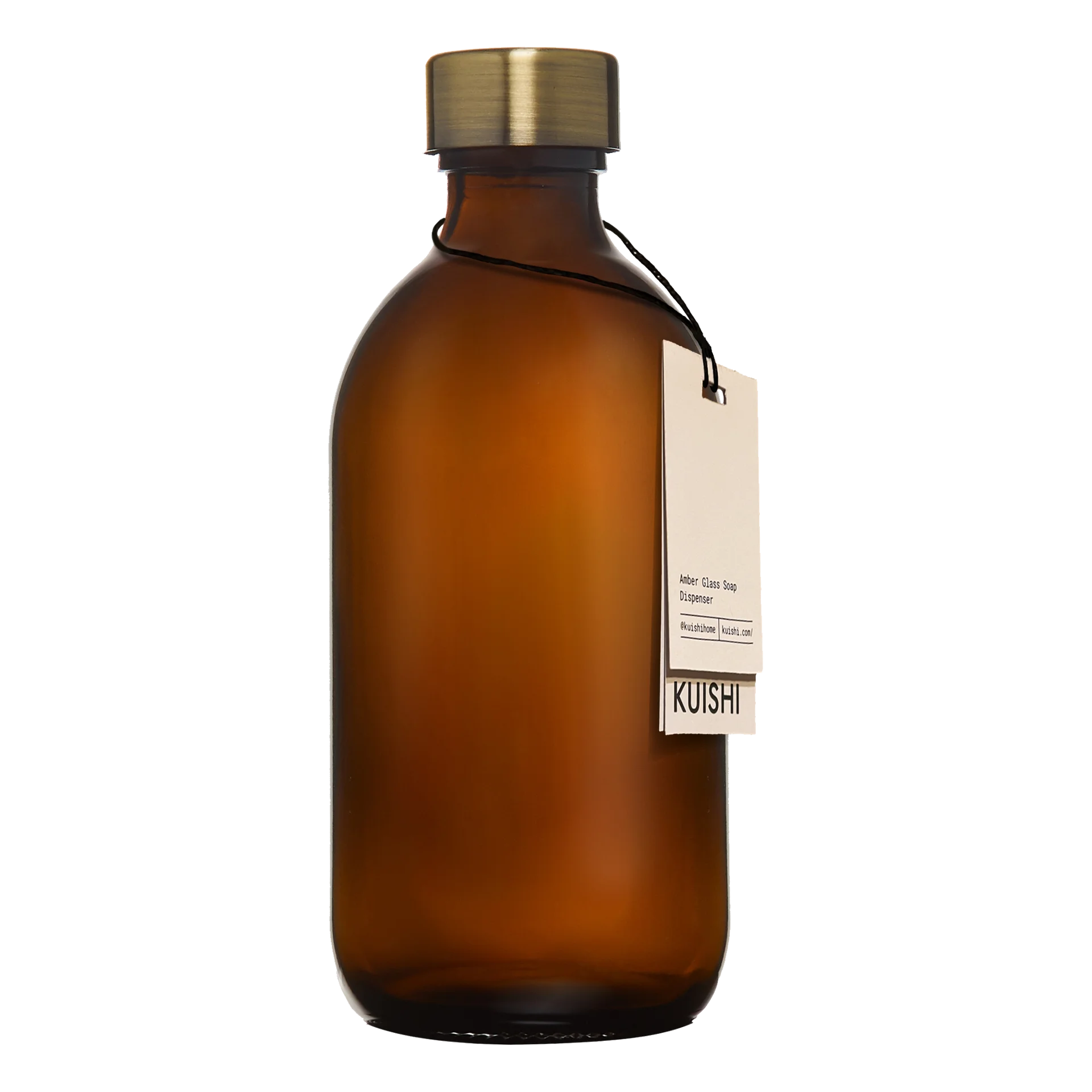 Amber Glass Bottle Screw Bottle 100ml with Gold Cap
