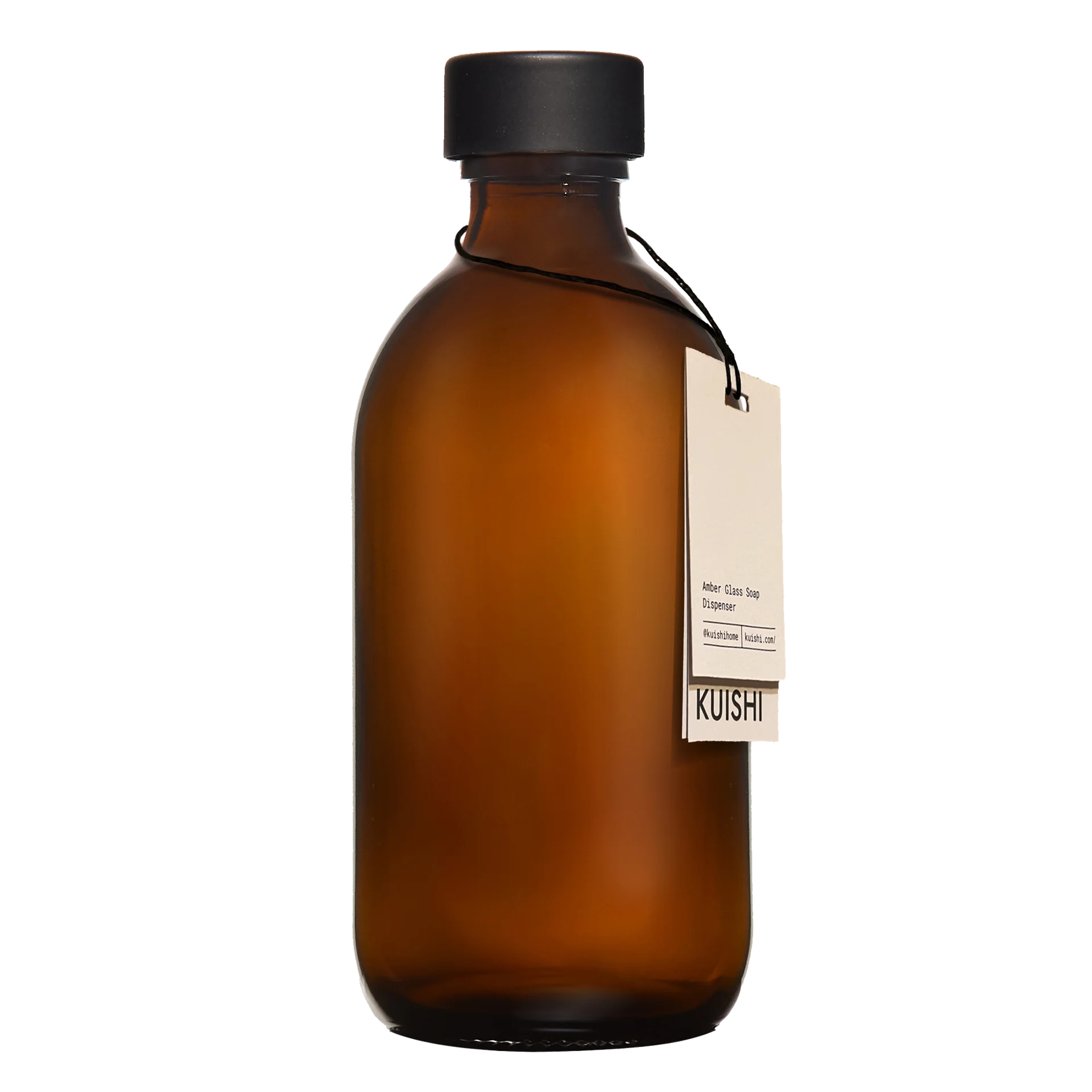 Amber Glass Bottle Screw Bottle 100ml with Black Cap