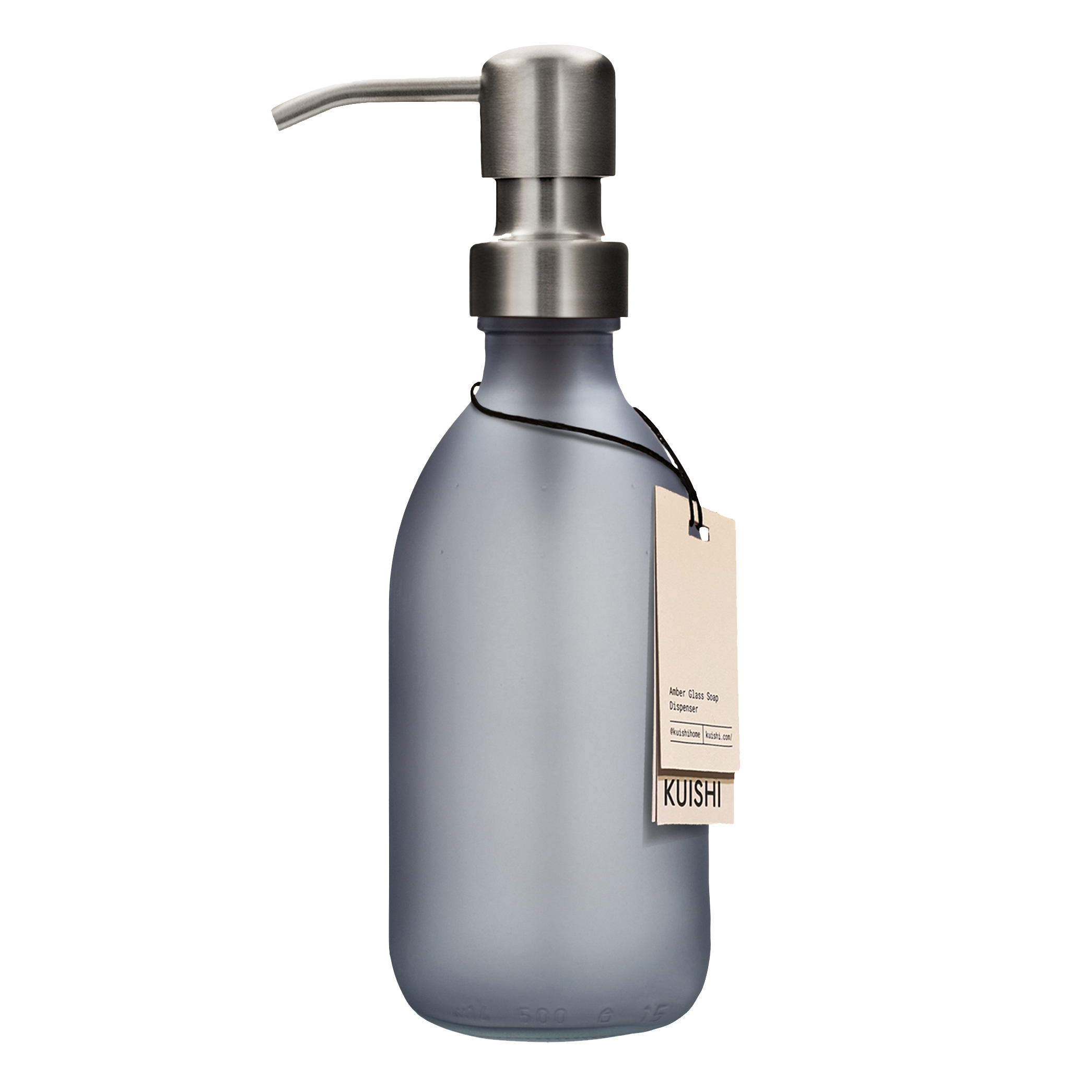 Grey Soap Dispenser Grey Glass Pump Bottle