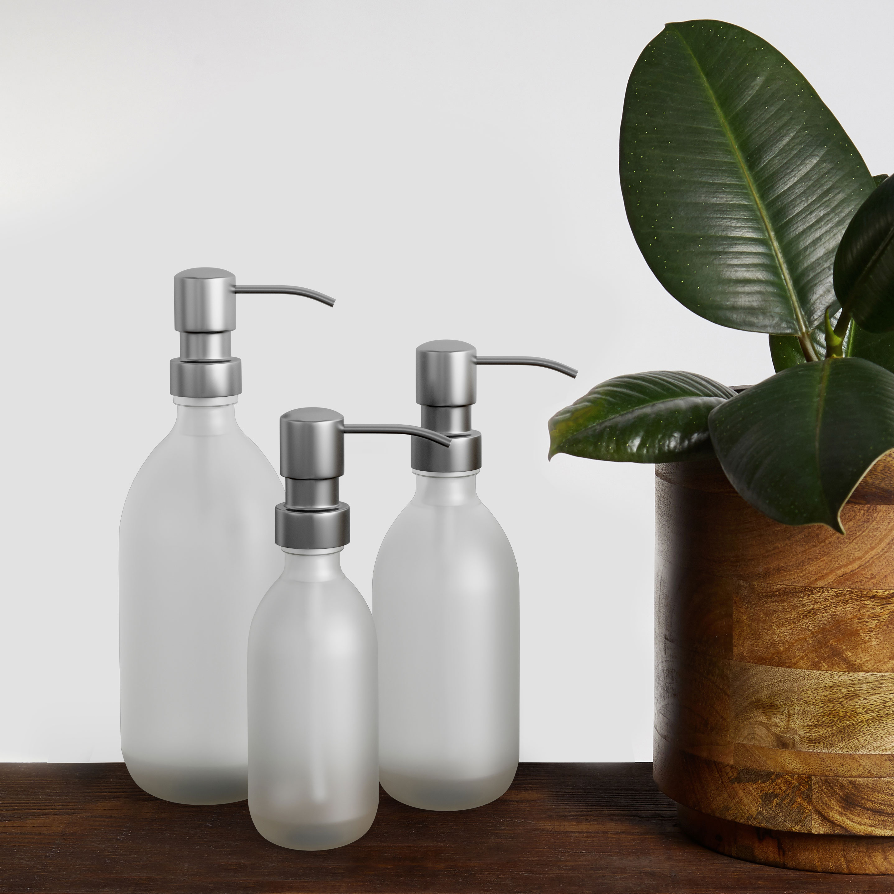 White Soap Dispenser