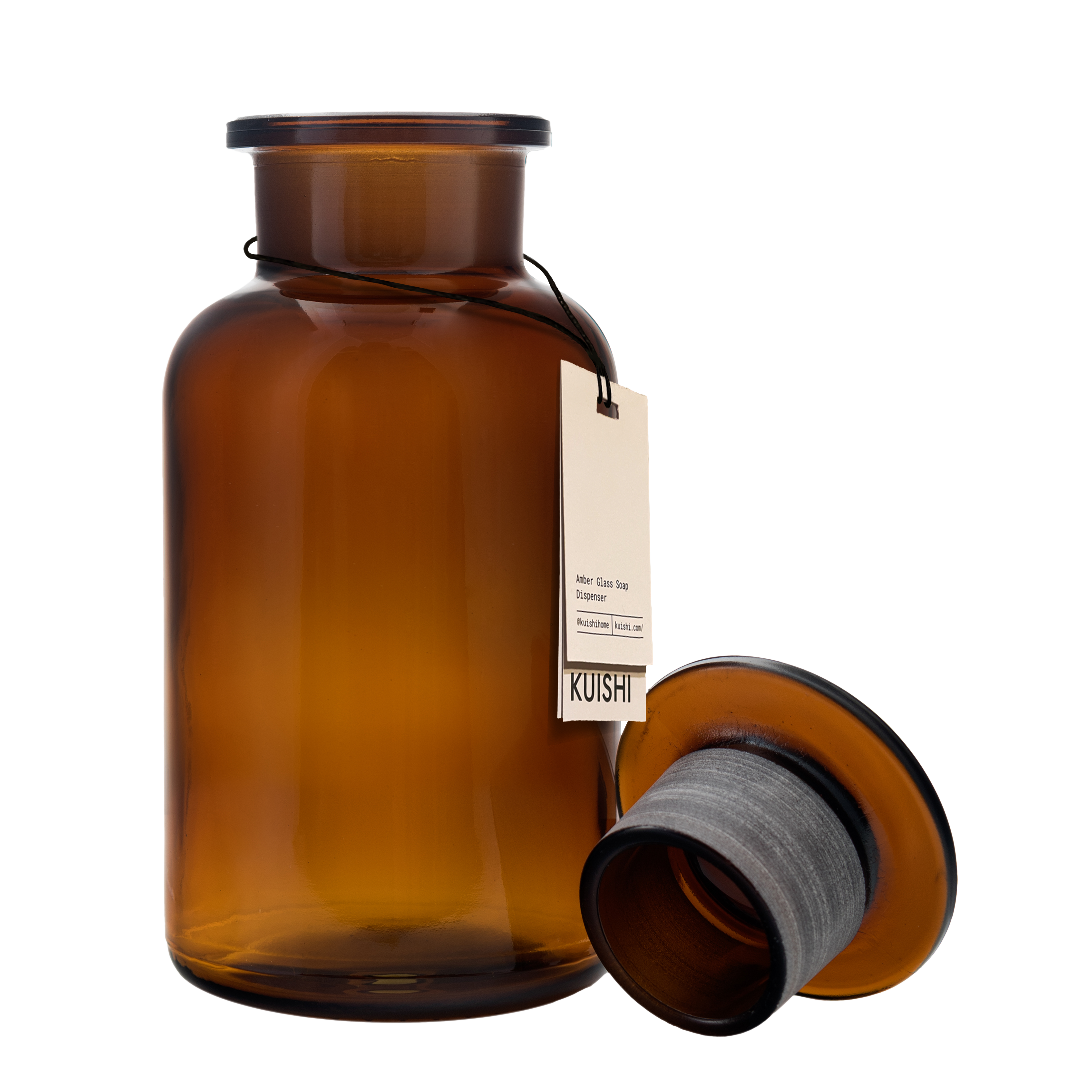 Amber Glass Apothecary Jars