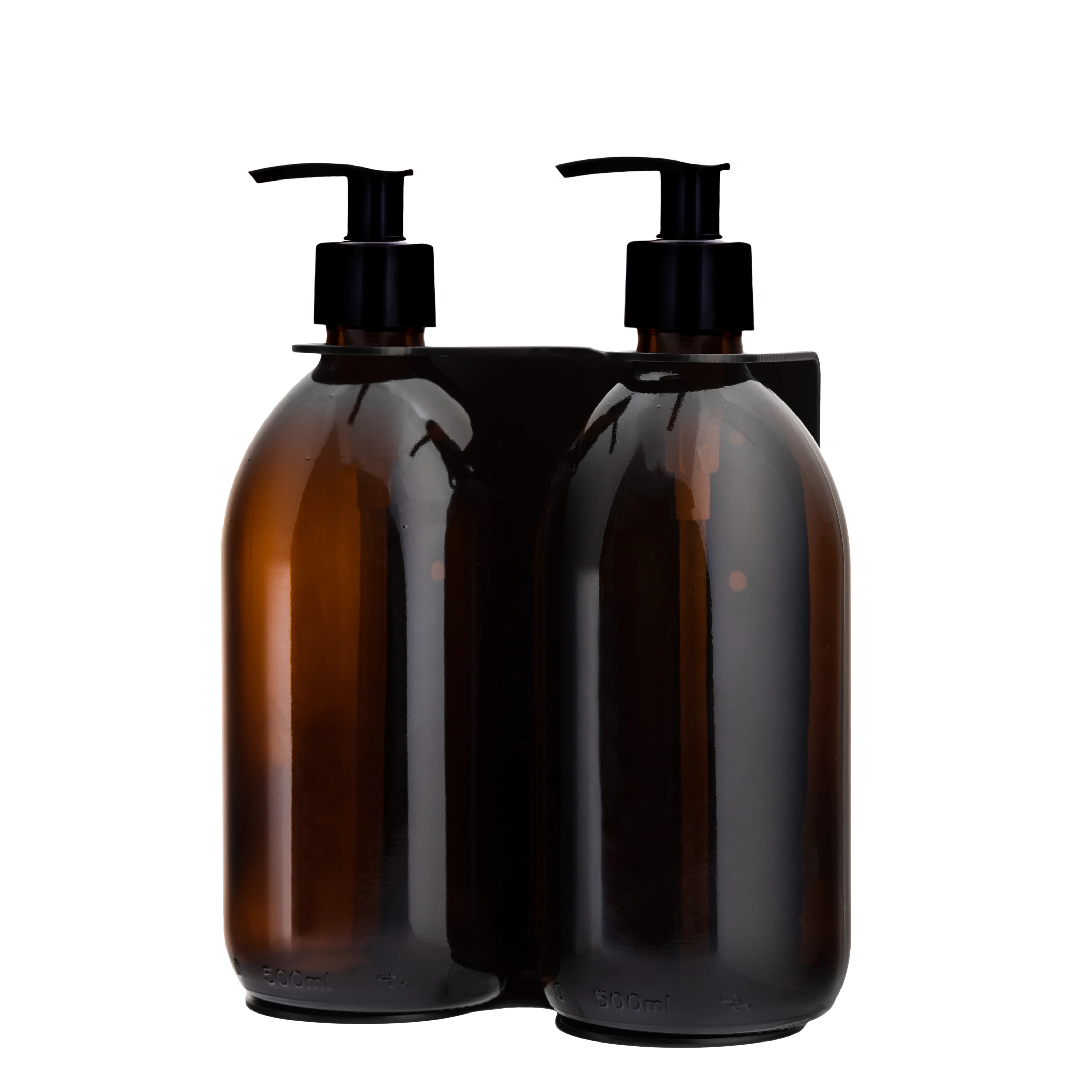 Dispensador de jabón de pared LINEA Zack - color negro - contenido