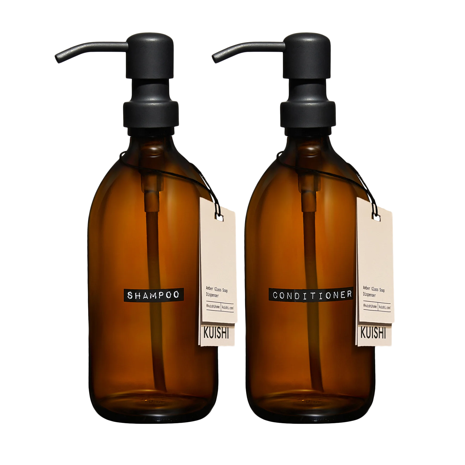 Shampoo and Conditioner bottles