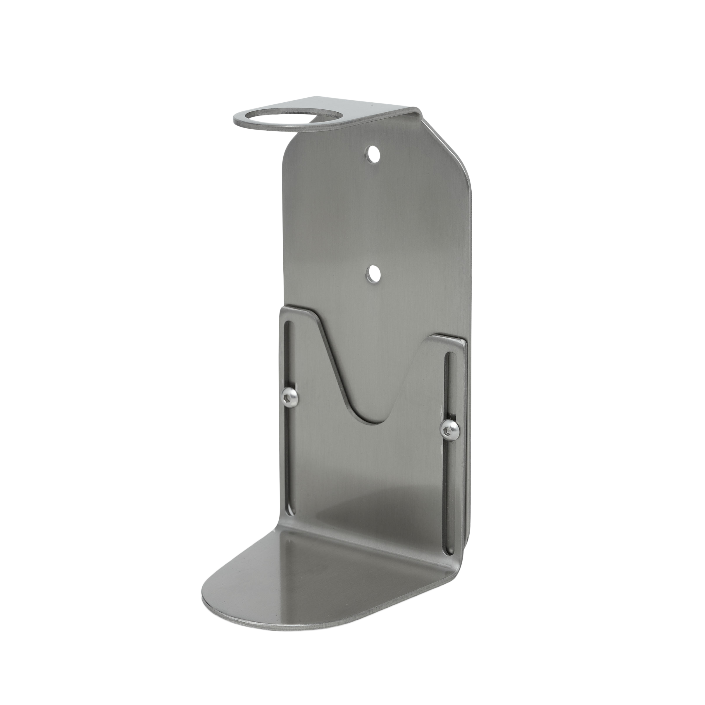 Satin Silver Single Wall Mounted Soap Dispenser