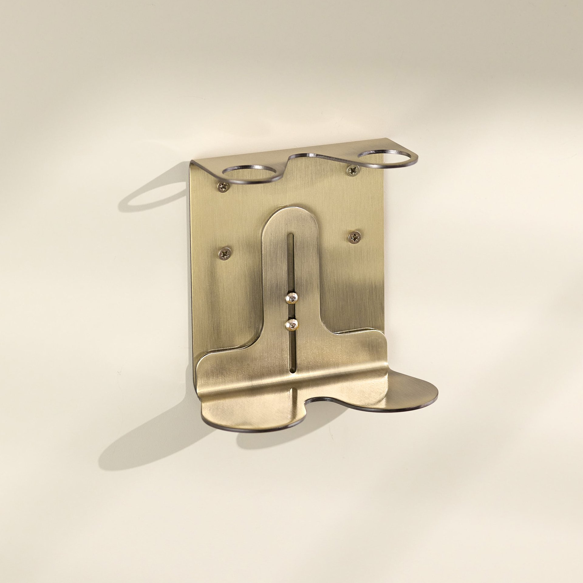 Gold Triple Wall Mounted Soap Bottle Holder Triple Gold Bottle Holder