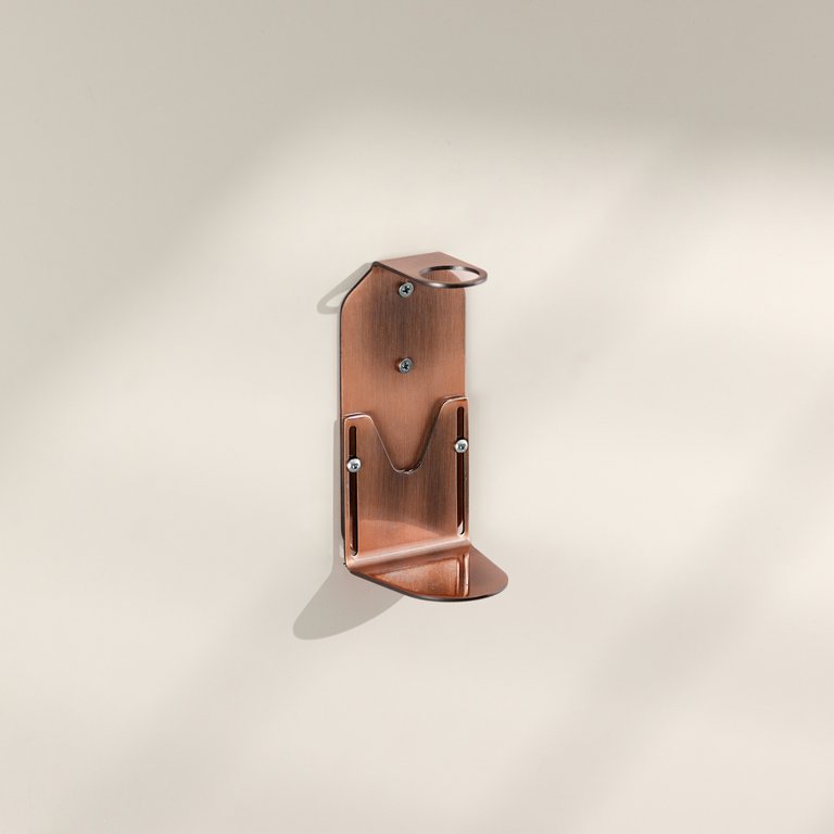 Copper Single Wall Mounted Soap Dispenser