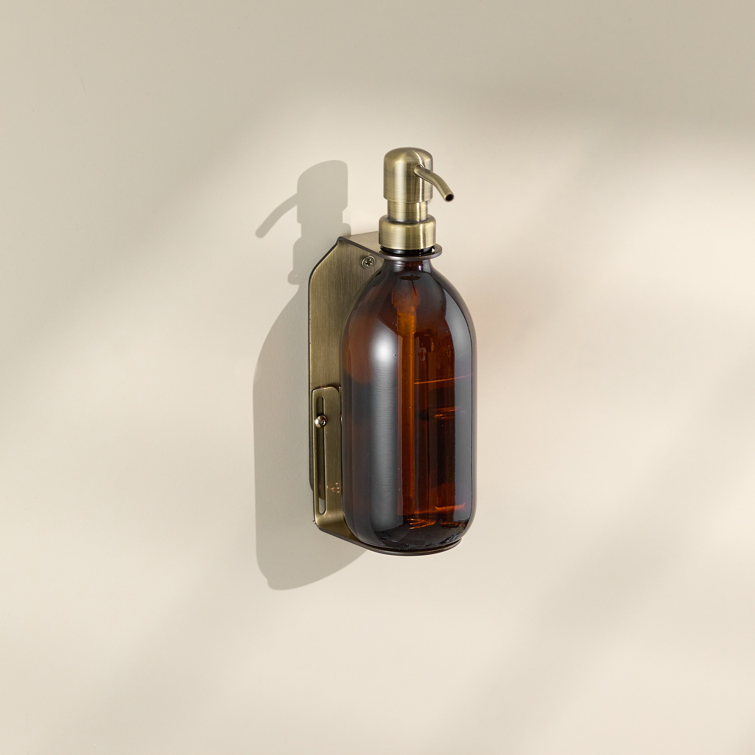 Gold Single Wall Mounted Soap Dispenser