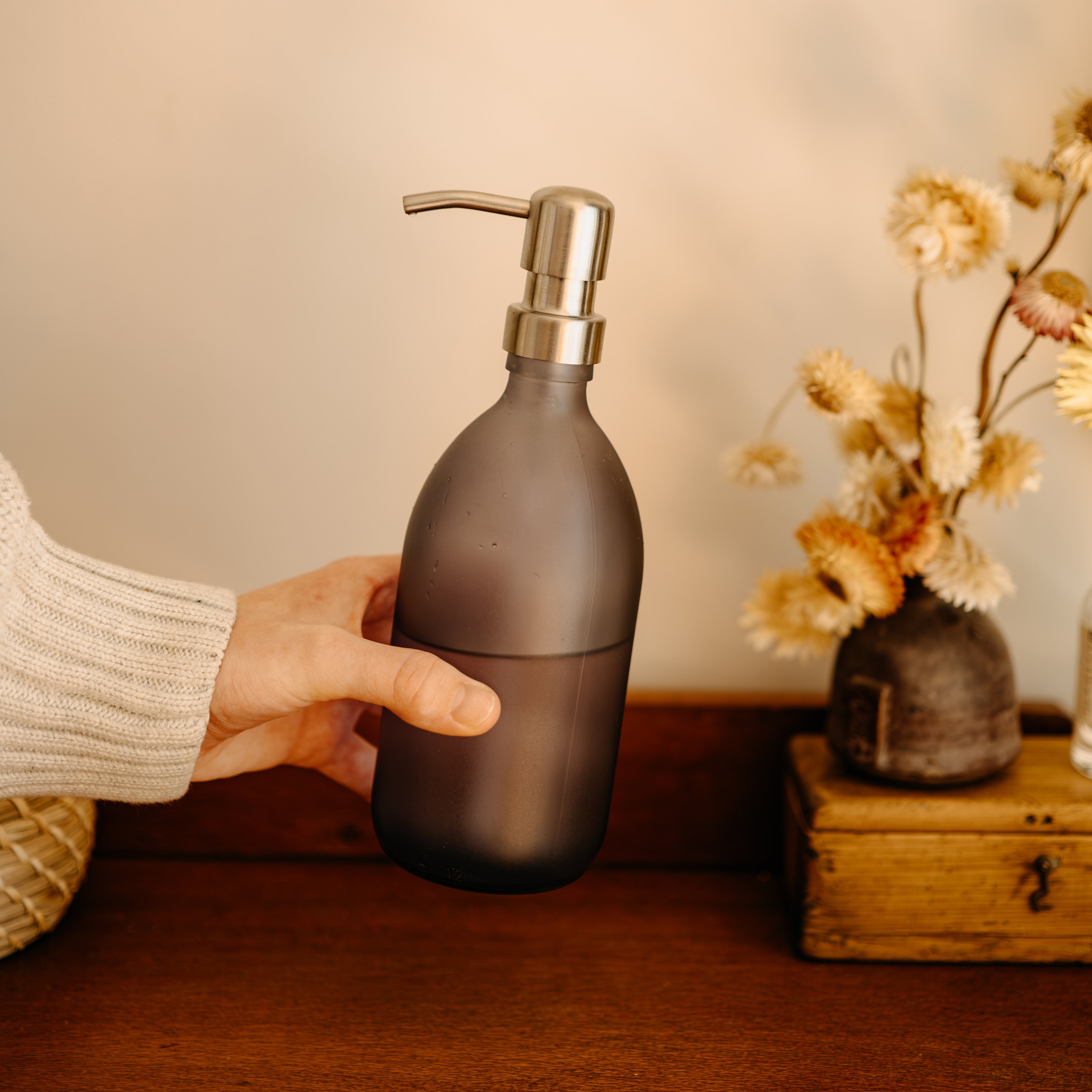 Graphite Grey Soap Dispenser