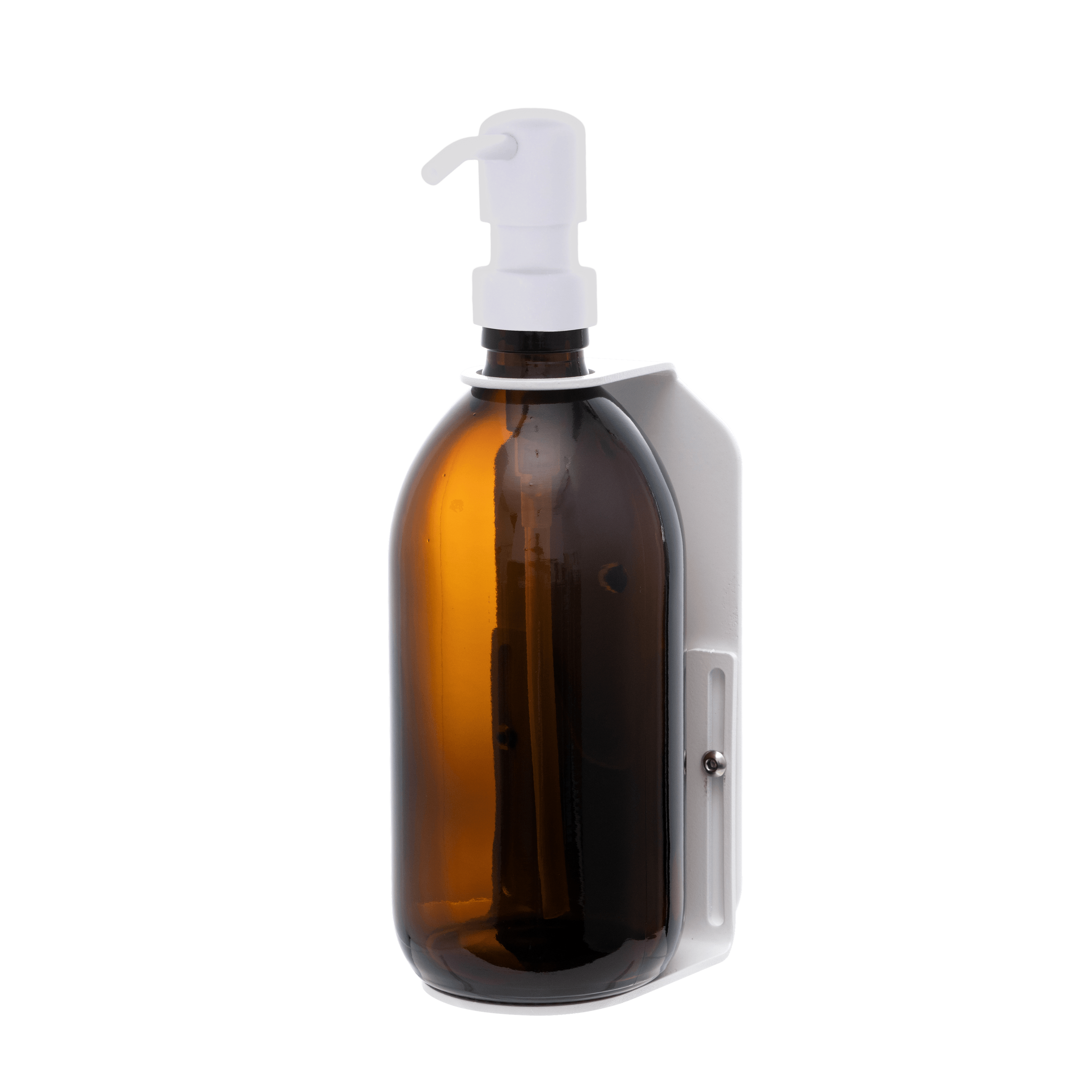 White Wall Mounted Soap Dispenser