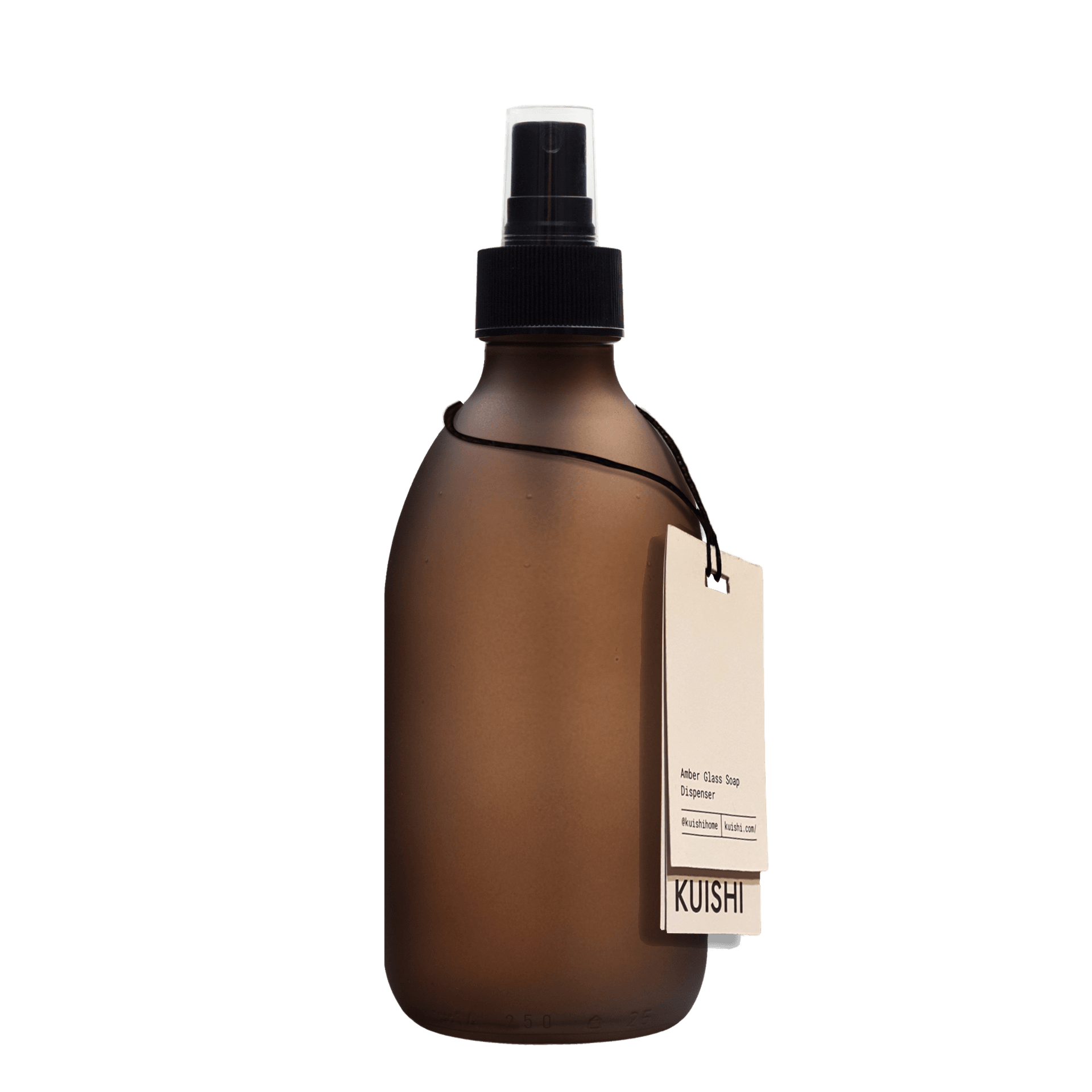 Botella de Spray Atomizador de Ambar Esmerilado