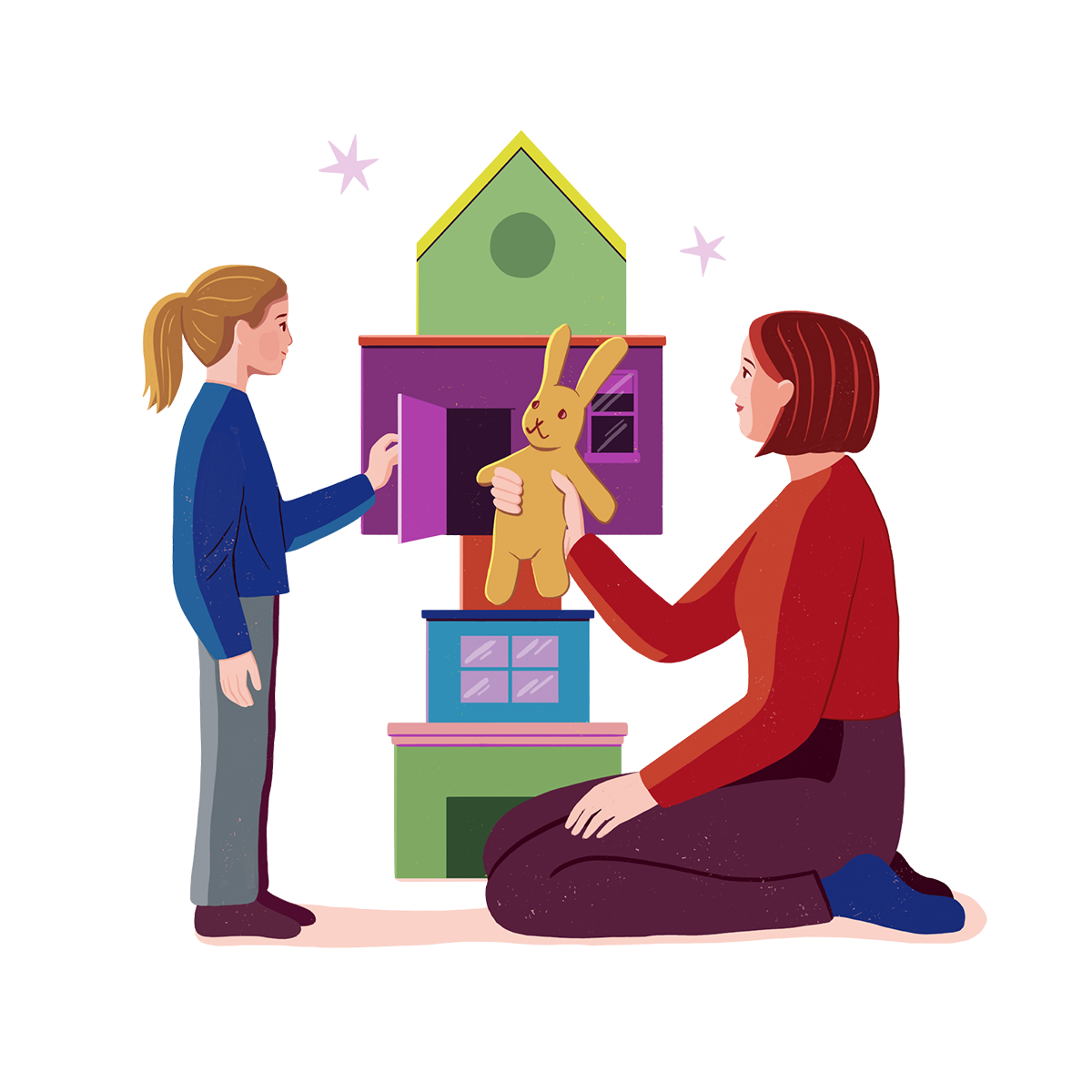 Illustrasjon Kunne samtaler med barn