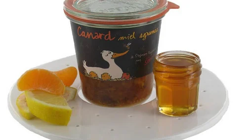 Terrine canard miel agrumes