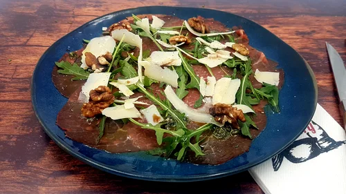 Carpaccio bœuf plat
