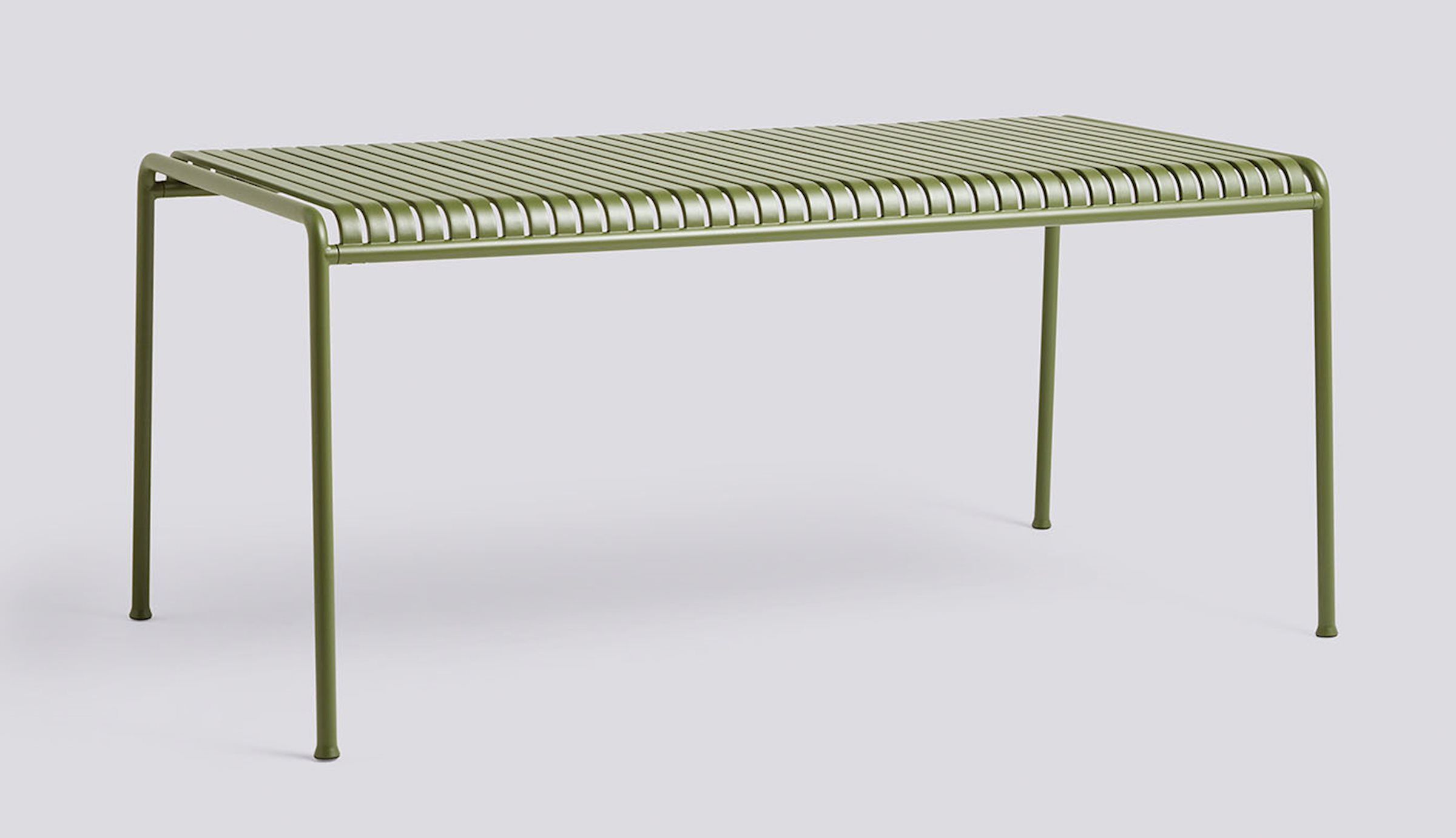 Olive powder palissade table