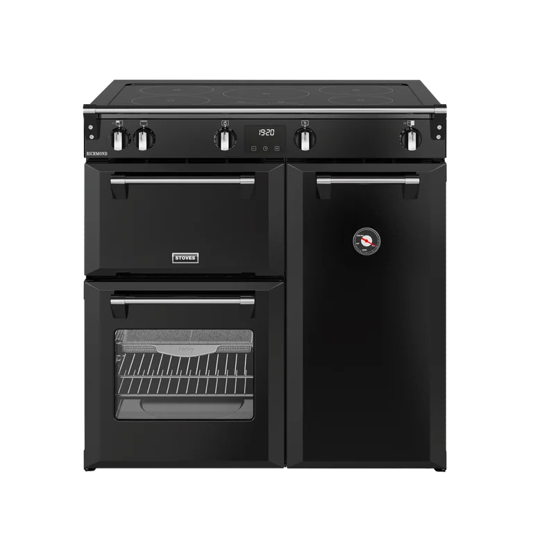 Richmond - Induktionsspis 90 cm (3 ugnar) - Svart - Stoves
