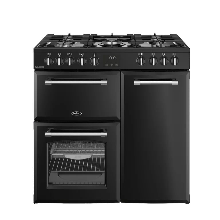 Farmhouse - Gasspis 90 cm (3 ugnar) (Svart) - Stoves