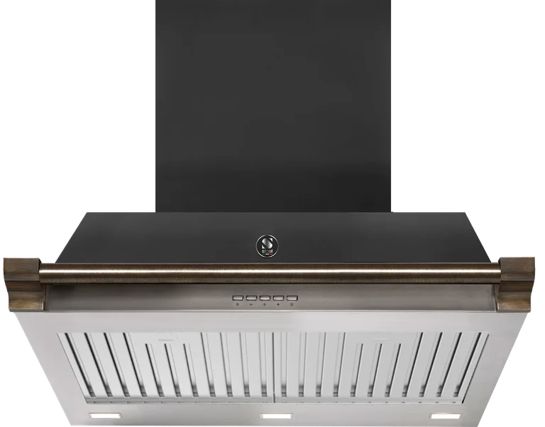Emhætte - Ascot 70 cm - Antracit/Bronze - Steel