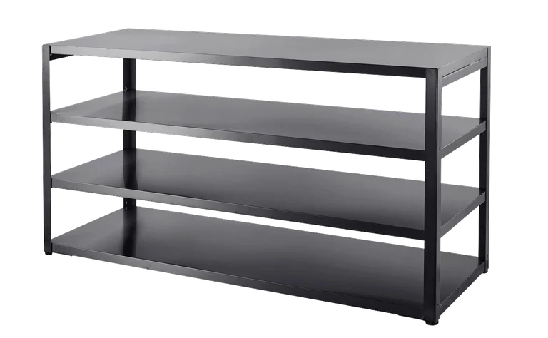 Nordic Line – Arbeitstisch mit Regalfläche 180 cm (Schwarz) – Myoutdoorkitchen