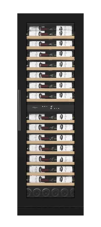 Inbyggbar vinkyl - WineCave 187 Anthracite Black Label-view - mQuvée