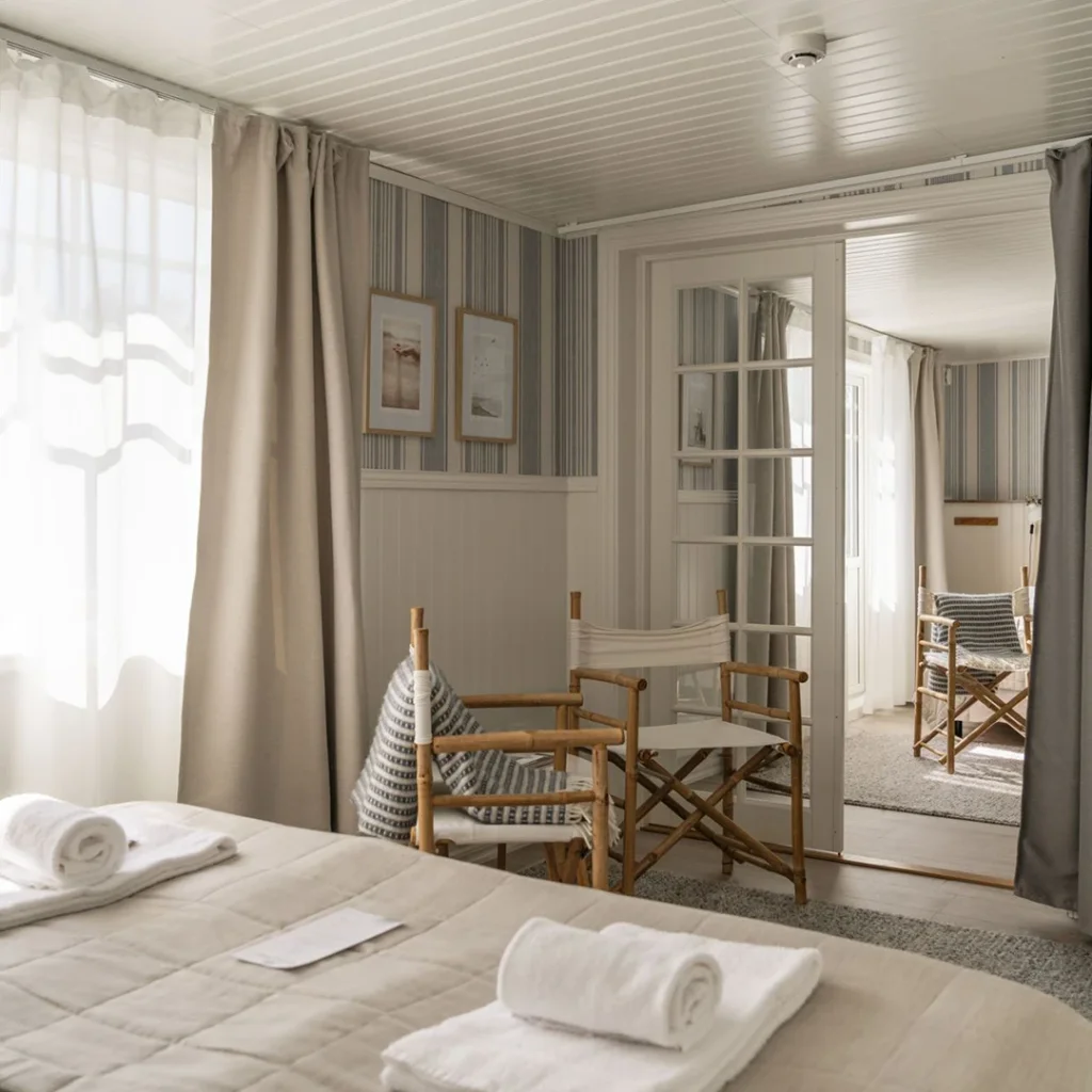 Spacious guest room