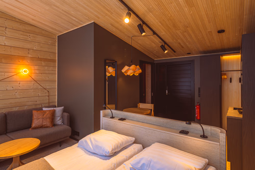 Cabin with sauna