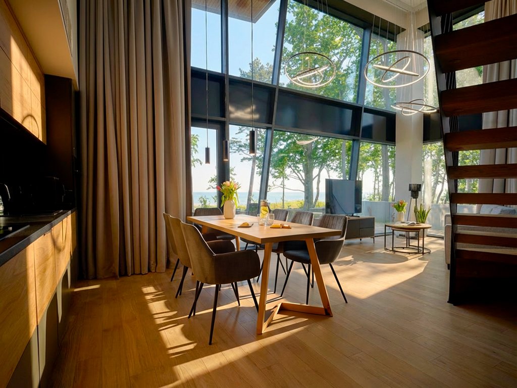 Apartament z Antresolą z dwoma sypialniami i widokiem na las (Mezzanine Apartment with Two Bedrooms and Forest View)