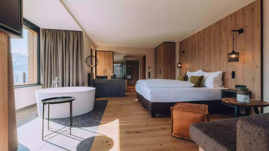 Suite with private sauna