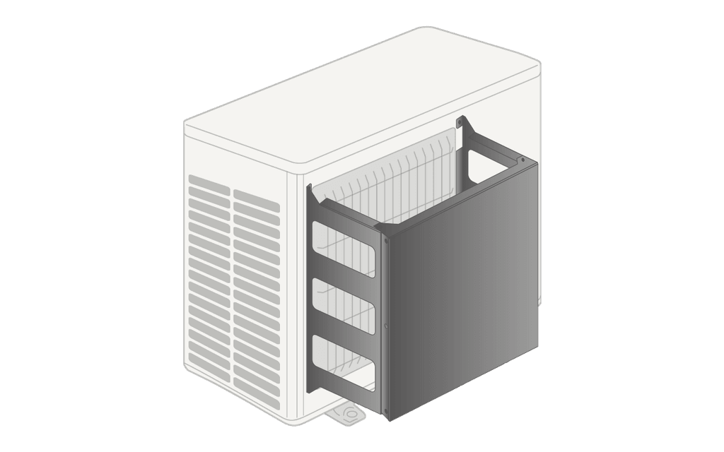 Mitsubishi Electric PAC-SJ06AG-E2-S Air protect guide