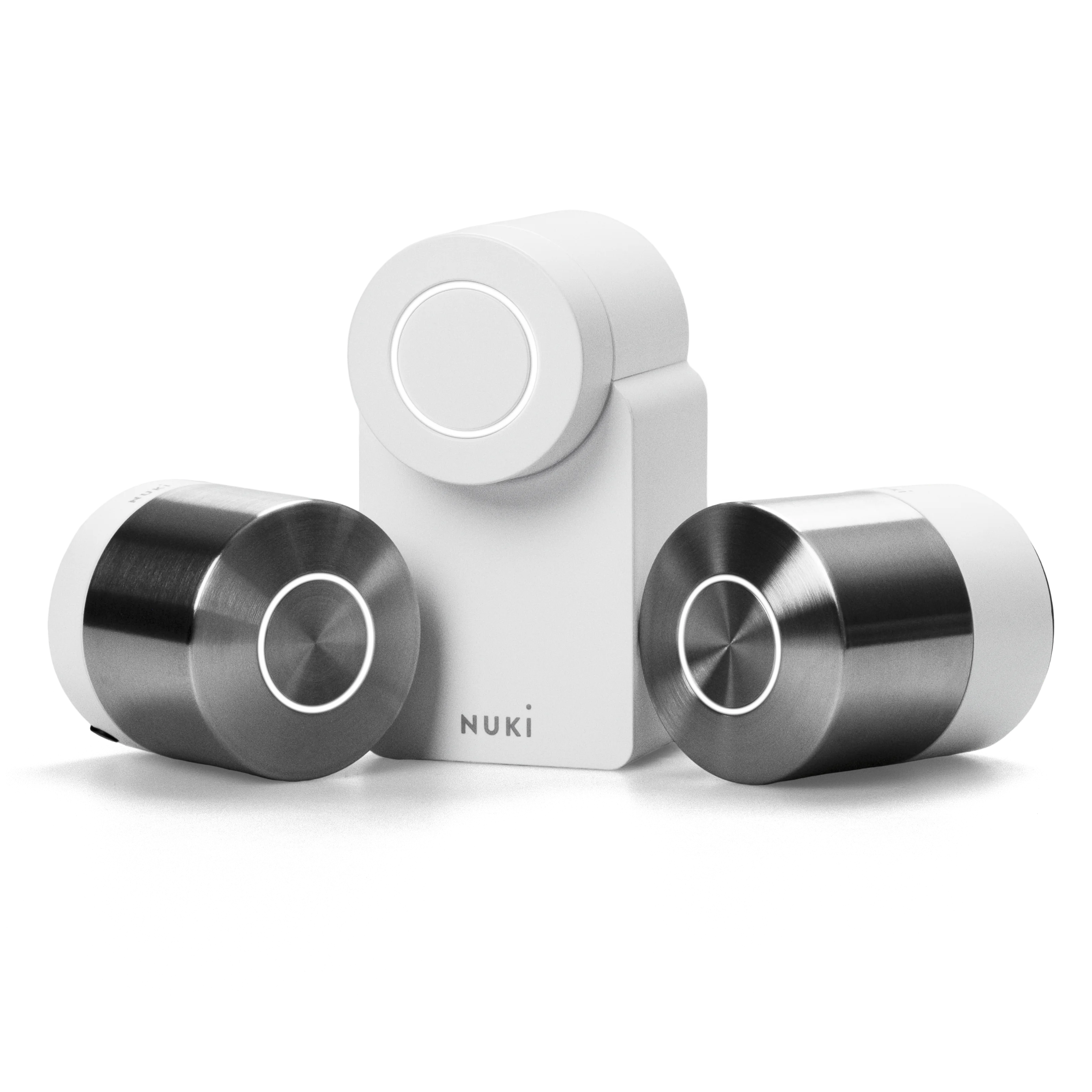 Nuki Smart Lock lineup: Smart Lock Ultra, Smart Lock Pro (5th generation), Smart Lock GO