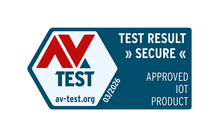 AV Test certificate "Secure"