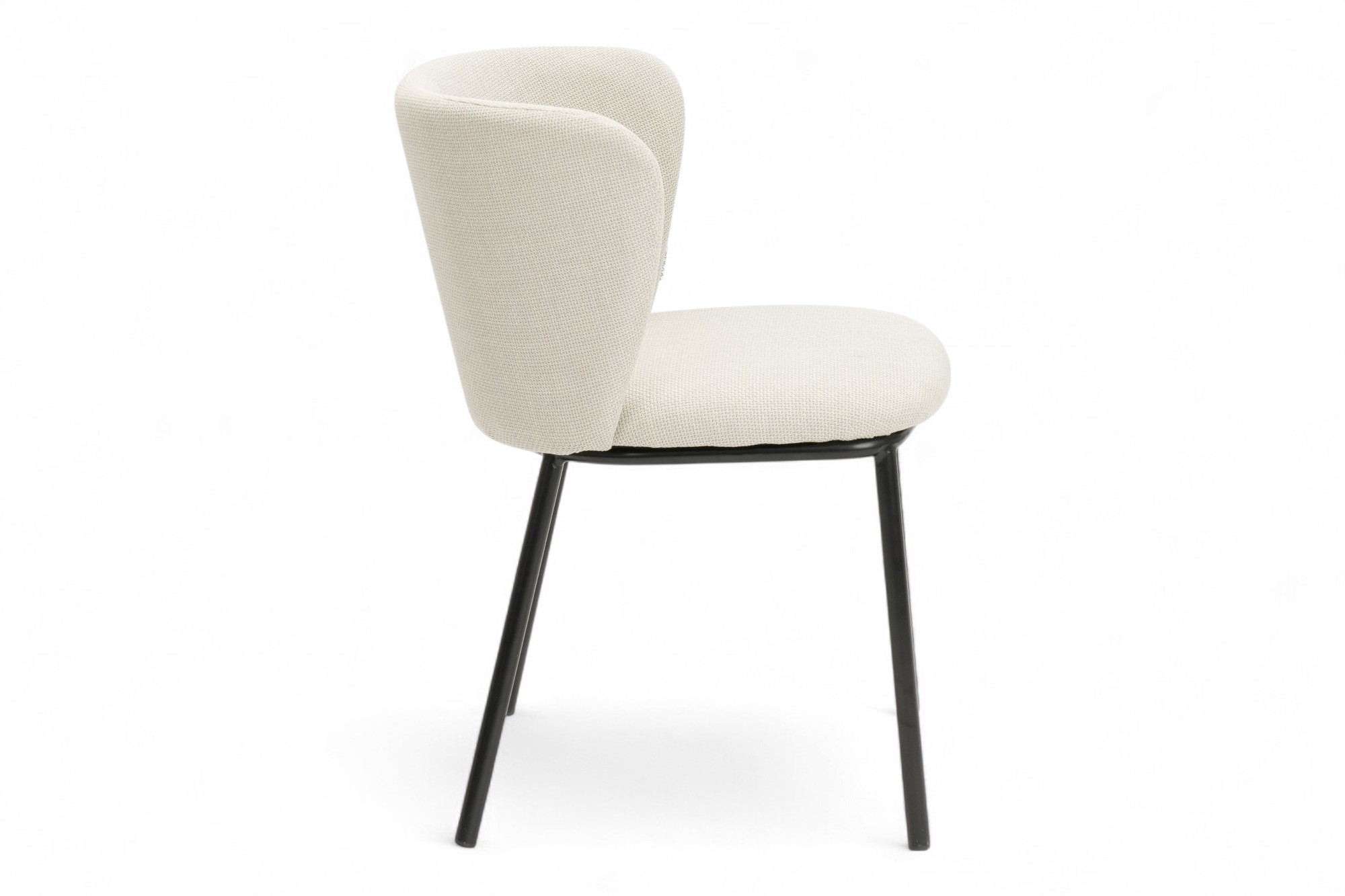 Melania spisegruppe D120 natur med Lovisa spisestoler beige