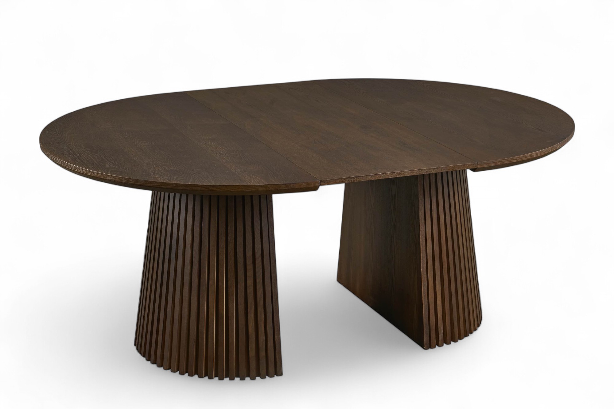 Olivia Rundt Uttrekk Spisebord Dia135-400 x H75cm Røkt