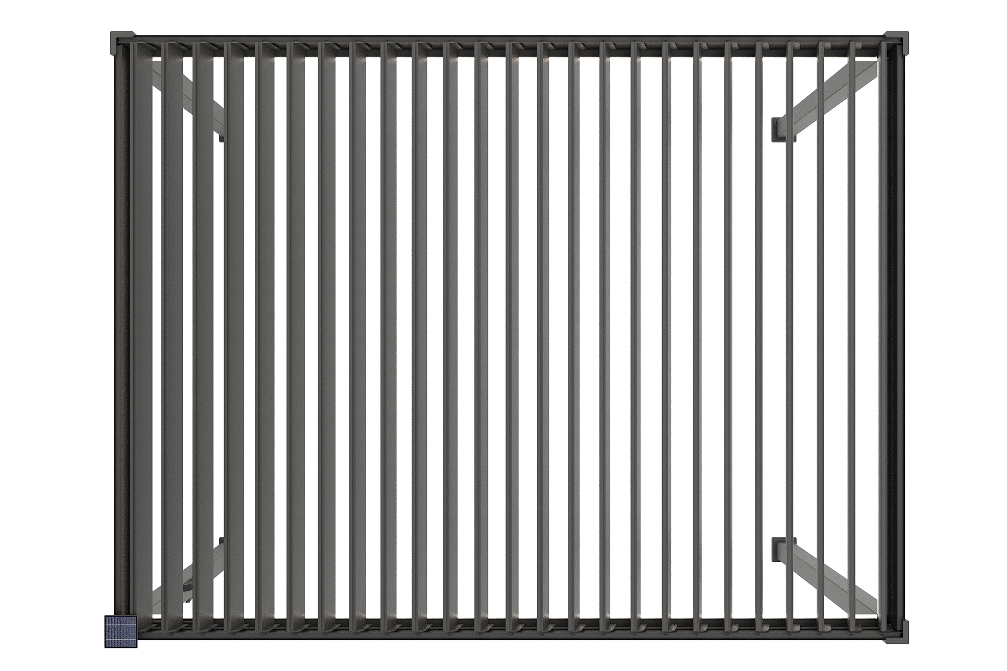 Oakland Sicilia Pergola 3x3m med vegger