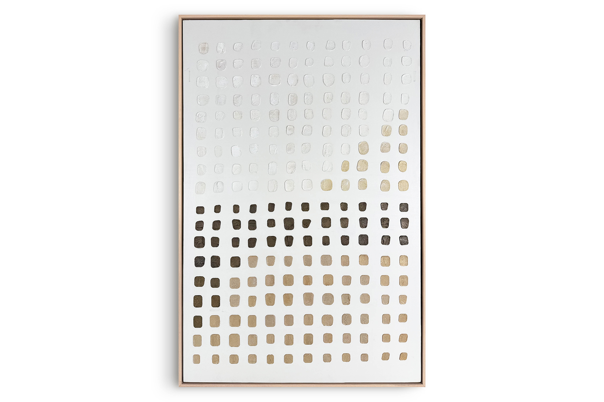Subtle Rhythm 78x118 Natur Ramme
