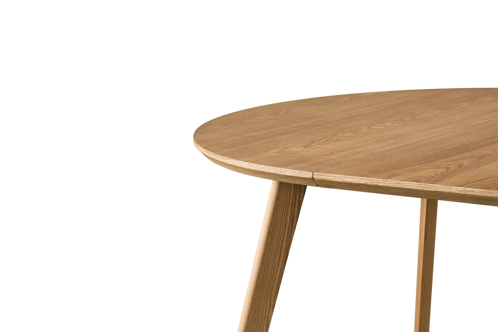 Linnea Rundt Uttrekk Spisebord Dia100-180 x H76cm Natur