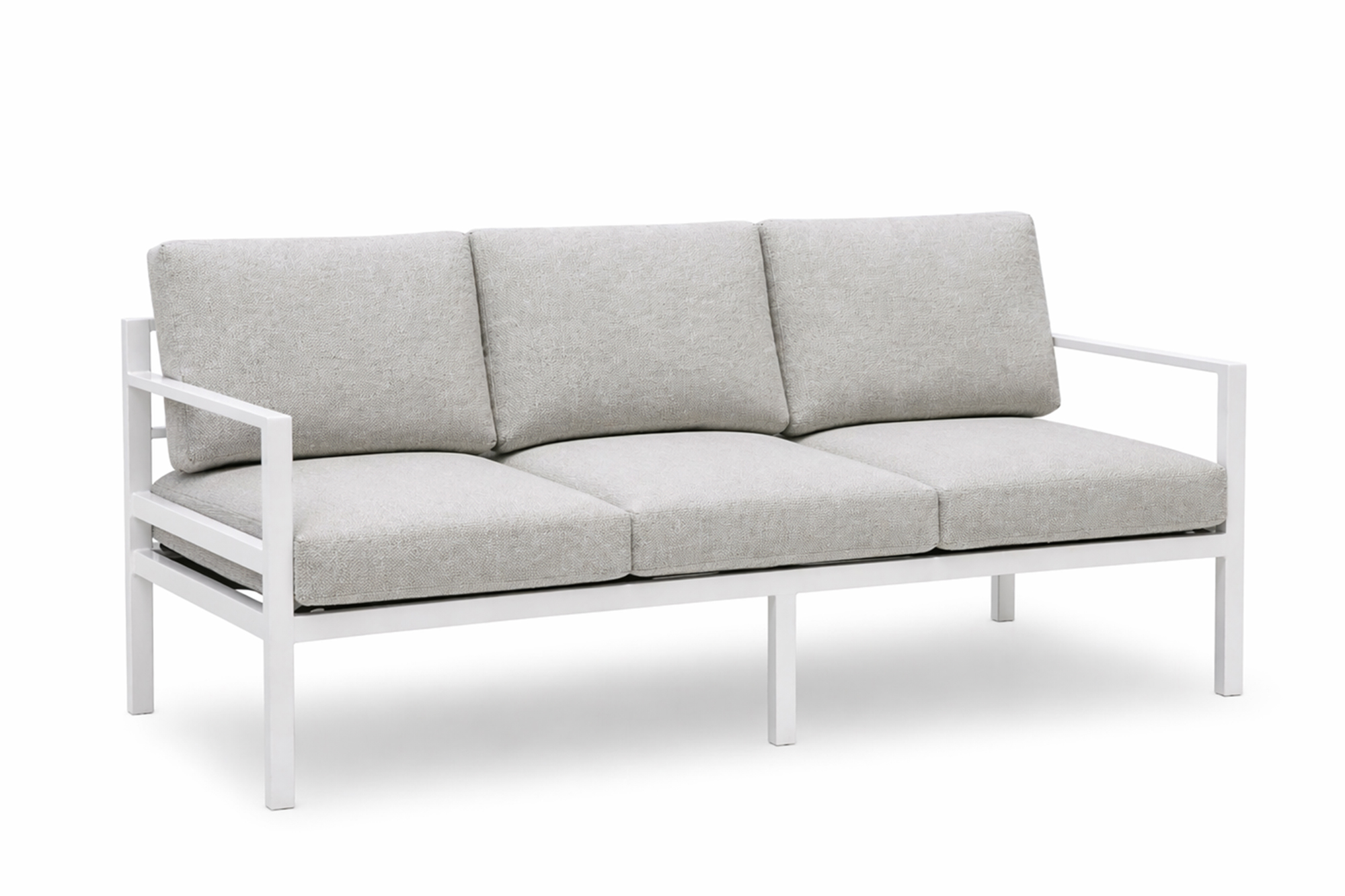 Adelaide 3 Seter Sofa Hvit