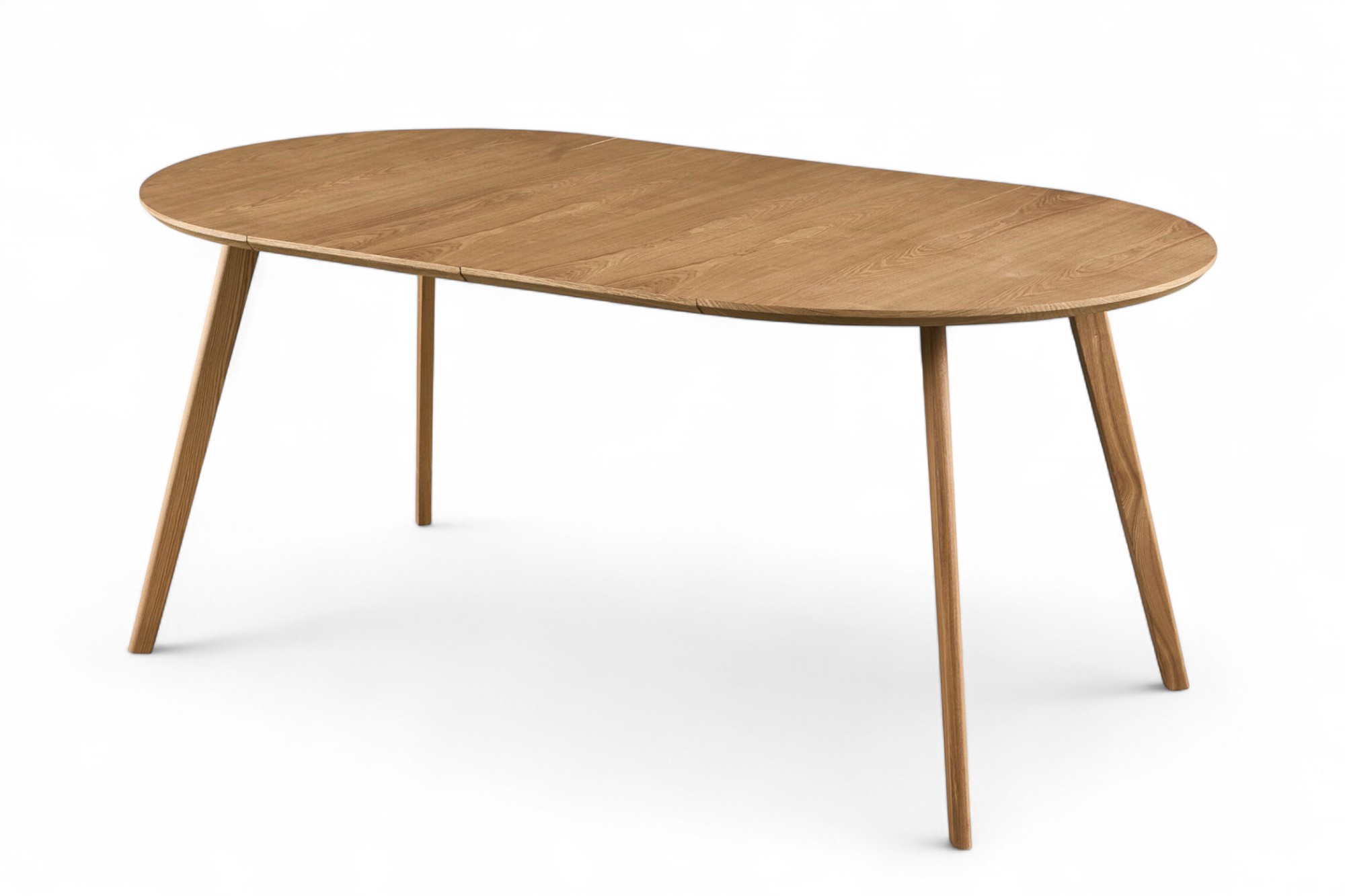 Linnea Rundt Uttrekk Spisebord Dia100-180 x H76cm Natur