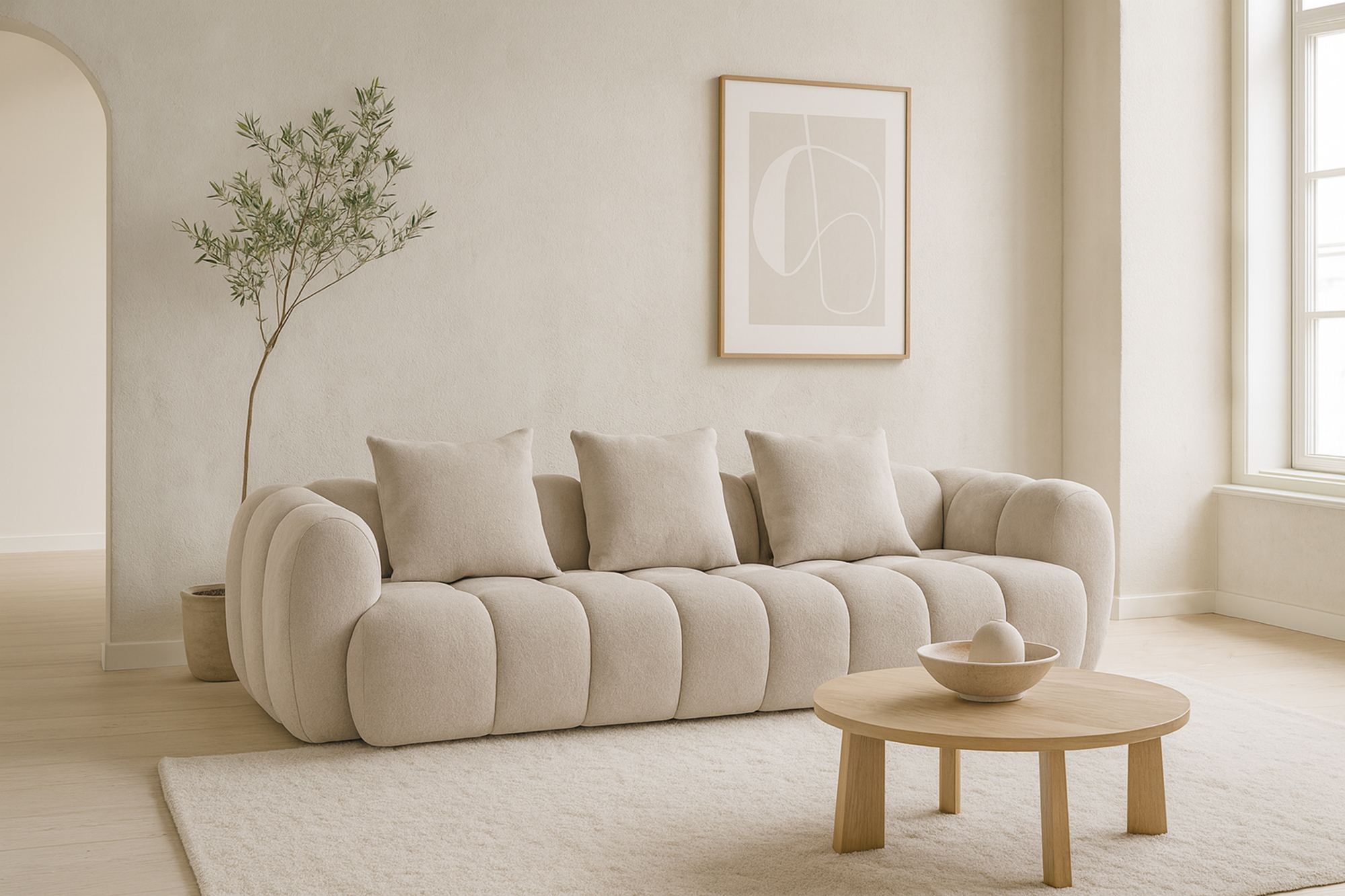 Bliss XL sofa 262x111 sofa Beige