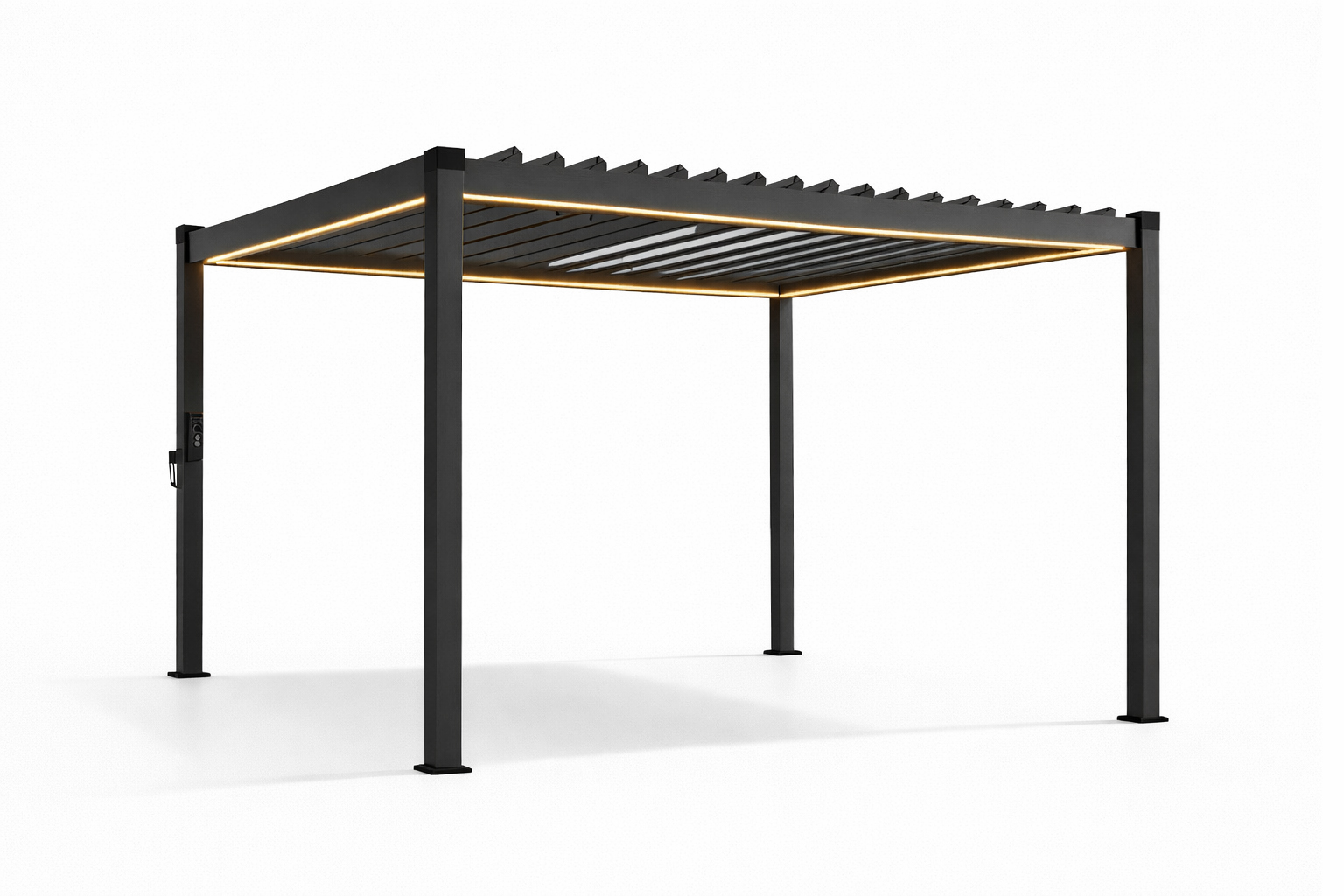 Oakland Sicilia Pergola 3x4m med vegger