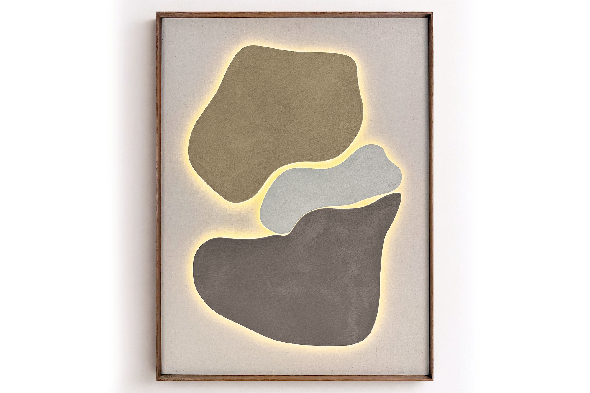 Earth Balance 60x80 3D LED Art Røkt Ramme