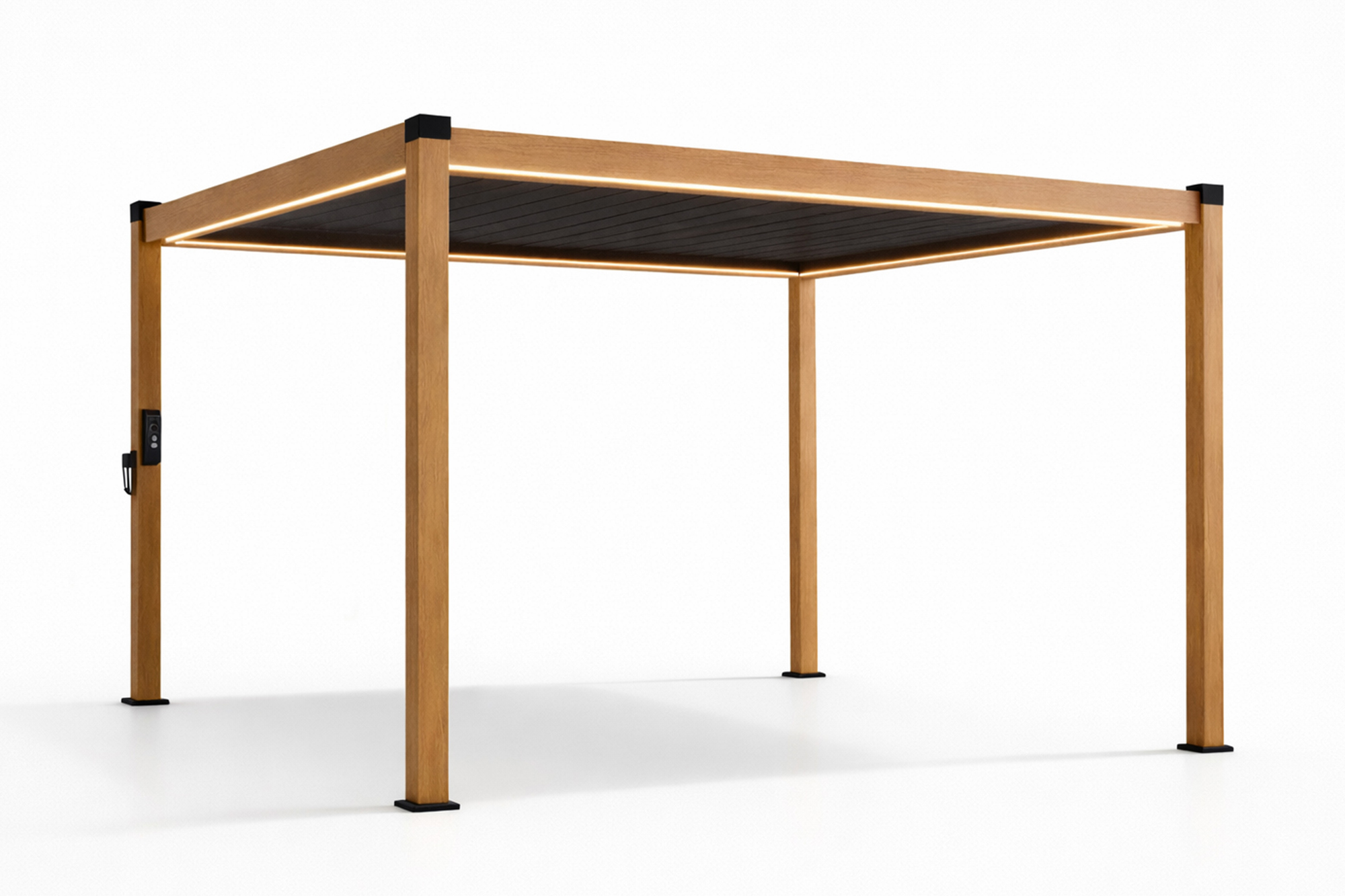 Oakland Sicilia Pergola 3x4m med vegger