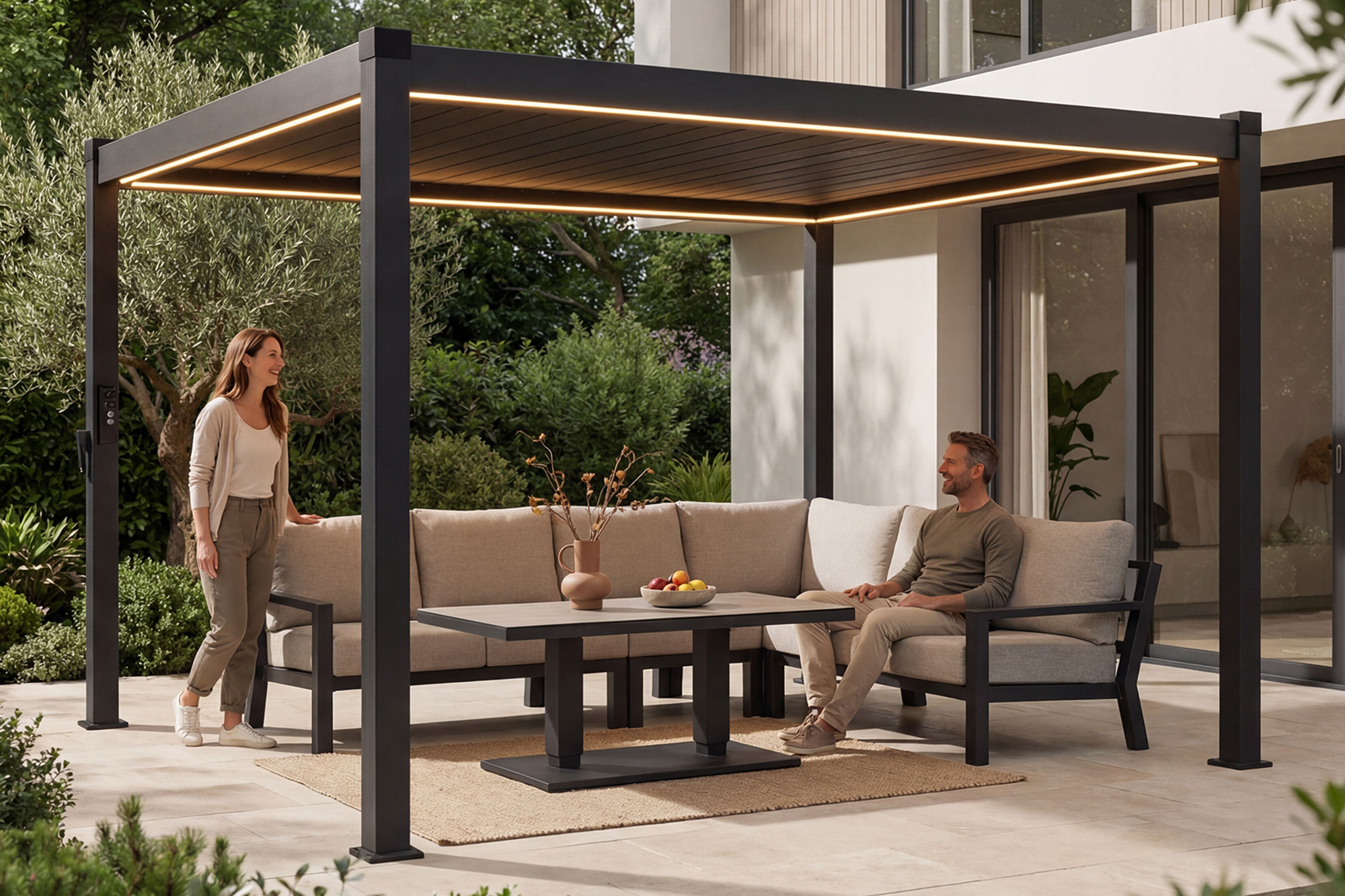 Oakland Sicilia Pergola 3x4m Aluminium