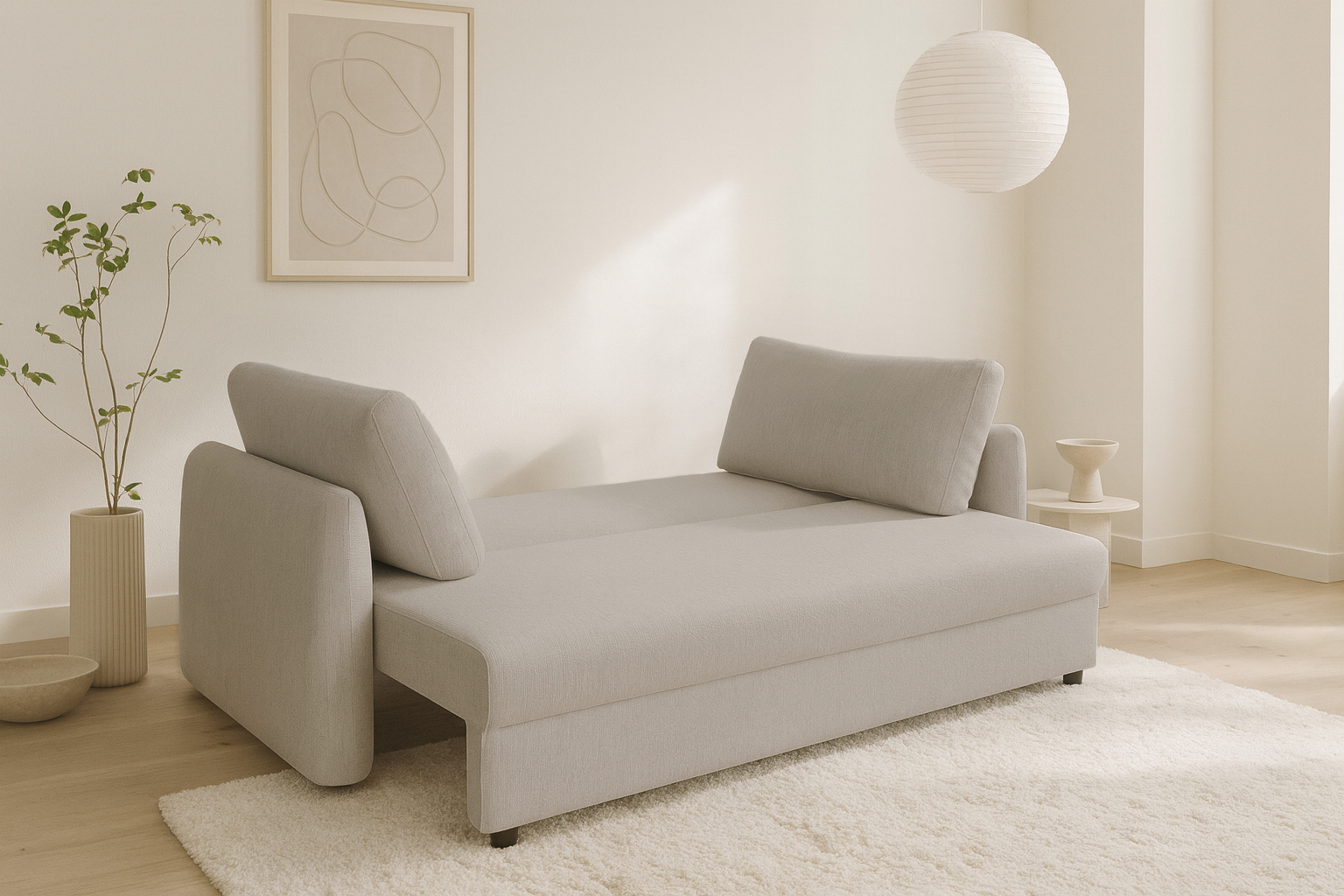 Kasper 3 seter Sovesofa Beige