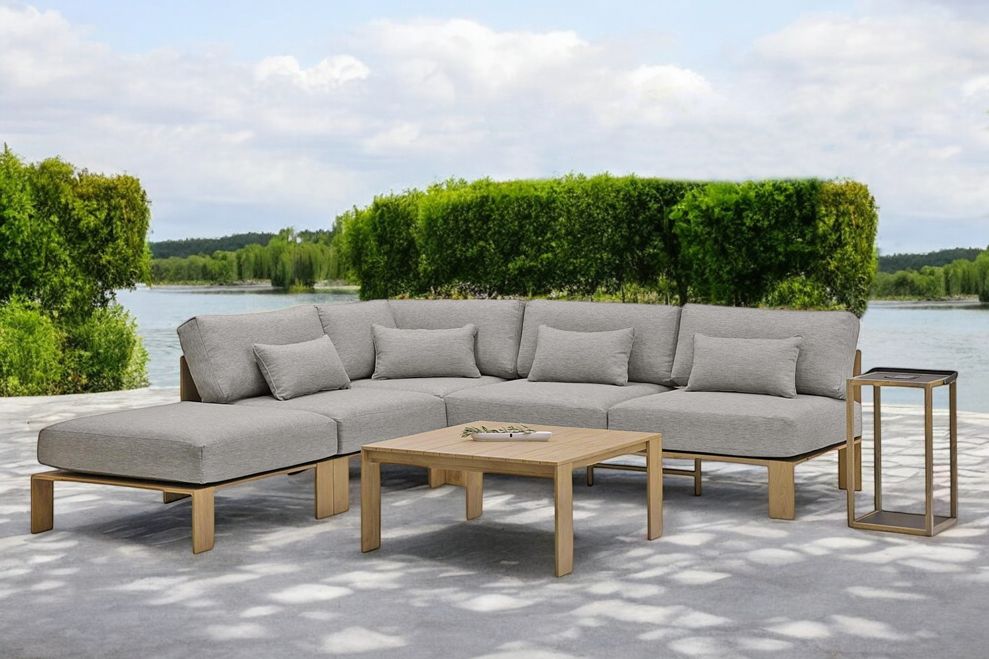 Petter Loungebord 94,5x94,5cm