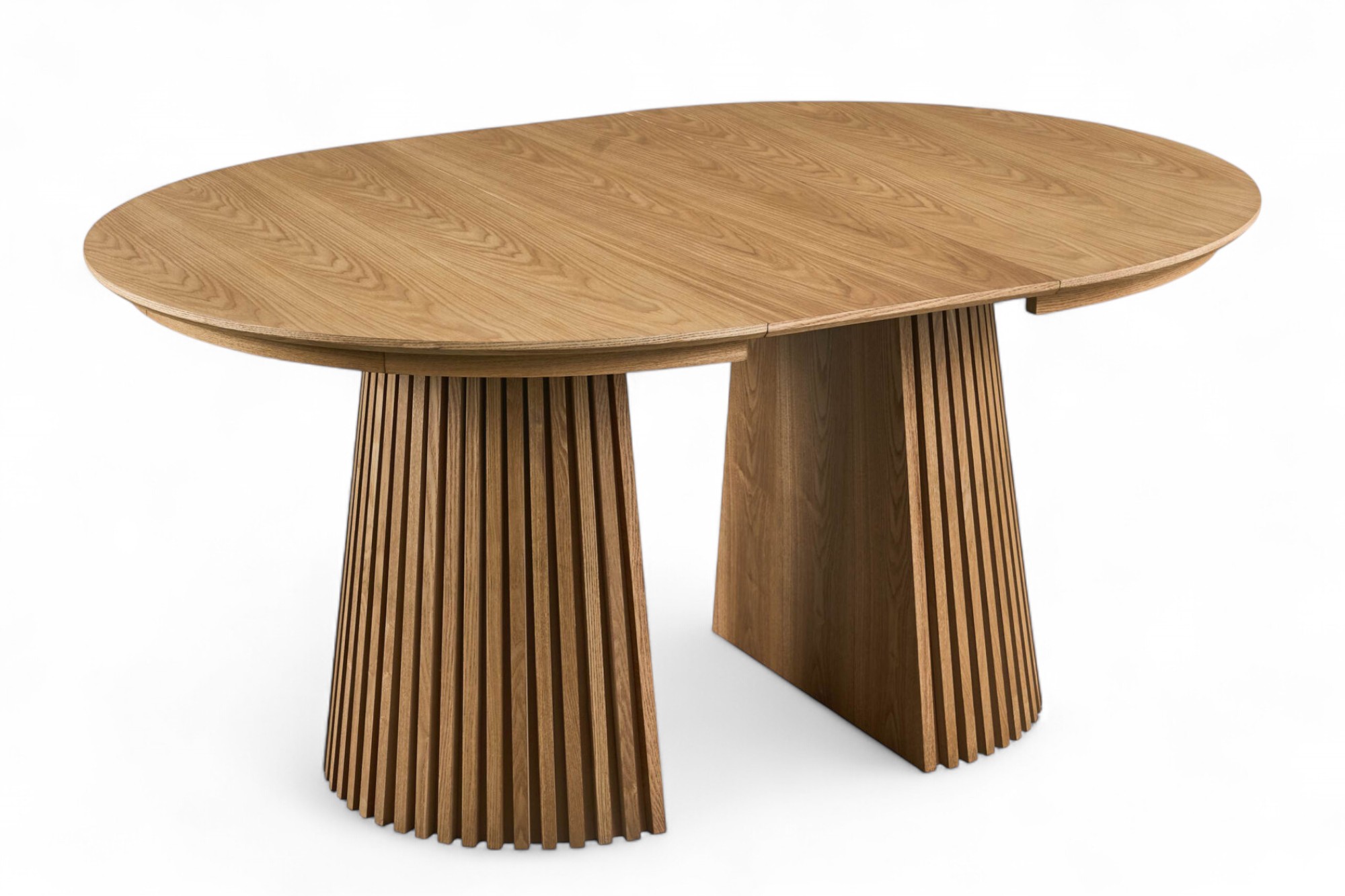 Olivia Rundt Uttrekk Spisebord Dia120-200 x H75cm Natur